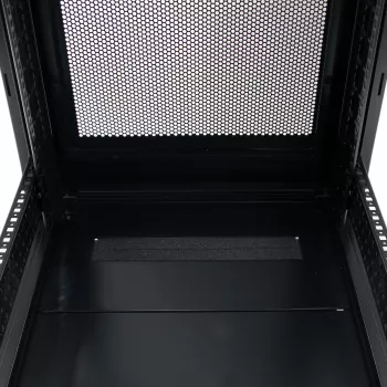 StarTech.com 4-Post 32U Server Rack Cabinet, užrakinama 19 colių duomenų spinta kompiuteriams, AV/IT įrangai, biuro / namų tinklo stovas su ratukais ir reguliuojamais montavimo bėgeliais