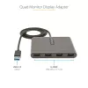 StarTech.com USB 3.0 į 4x HDMI adapteris, USB į 4 monitorių keitiklis, skirta Windows (nepalaiko macOS/ChromeOS/Linux) - TAA