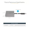 StarTech.com USB 3.0 į 4x HDMI adapteris, USB į 4 monitorių keitiklis, skirta Windows (nepalaiko macOS/ChromeOS/Linux) - TAA