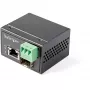 StarTech.com PoE+ pramoninis šviesolaidžio į Ethernet keitiklis 30W – SFP į RJ45 – vienspalvis/daugiaspalvis šviesolaidis į varinį Gigabit Ethernet – mini/kompaktiškas dydis – IP-30 / -40 iki +75°C
