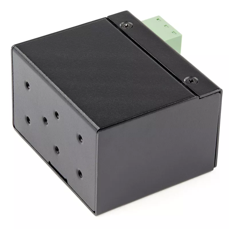 Pramoninis šviesolaidžio į Ethernet medijos keitiklis StarTech.com – 100Mbps SFP į RJ45/Cat6 – vienmodis/daugiamodis – 12-56V DC – IP30 – -40 iki +75°C