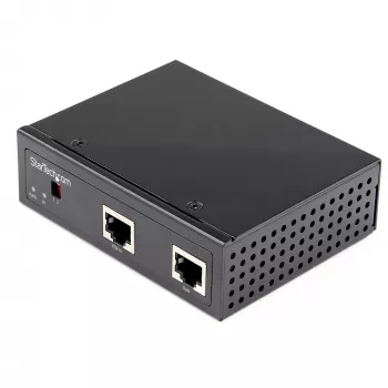 StarTech.com Pramoninis Gigabit PoE Skirstytuvas - 90W didelės galios PoE+++ skirstytuvas - 12-48V DC skirstytuvas 802.3bt - LAN/RJ45 Ultra PoE į DC adapterį - -40°C iki +75°C