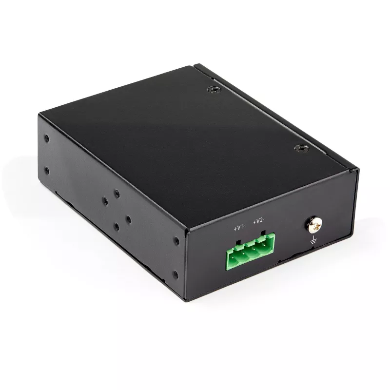 StarTech.com Pramoninis Gigabit PoE Skirstytuvas - 90W didelės galios PoE+++ skirstytuvas - 12-48V DC skirstytuvas 802.3bt - LAN/RJ45 Ultra PoE į DC adapterį - -40°C iki +75°C