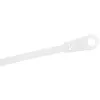 StarTech.com 4 colių (10 cm) kabelių raiščiai su tvirtinimo anga - 1/16 colio (2 mm) pločio, 7/8 colio (24 mm) ryšulio skersmuo, 18 svarų (8 kg) tempimo stipris, nailonas 66, savaime užsifiksuojantys raiščiai su varžto anga, UL sertifikuota, 100 vnt. paku