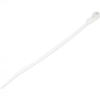 StarTech.com 15 cm kabelių raiščiai su tvirtinimo anga - 3 mm pločio, 40 mm ryšulio diametras, 18 kg tempimo stipris, Nylon 66 savaime užsifiksuojantys raiščiai su varžto anga, UL sertifikuoti, 100 vnt.
