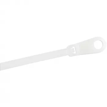 StarTech.com 15 cm kabelių raiščiai su tvirtinimo anga - 3 mm pločio, 40 mm ryšulio diametras, 18 kg tempimo stipris, Nylon 66 savaime užsifiksuojantys raiščiai su varžto anga, UL sertifikuoti, 100 vnt.