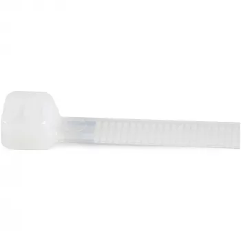 StarTech.com 10 inch (25 cm) kabelių raiščiai - 1/8 inch (4 mm) pločio, 2-5/8 inch (68 mm) ryšulio skersmuo, 50 lb (22 kg) tempimo stipris, nailoniniai savaime fiksuojantys užtraukiamieji raiščiai su lenktu antgaliu - 94V-2/UL sertifikuoti, 100 vnt. pakuotė - balti