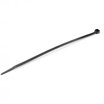StarTech.com 8 colių (20 cm) kabelių raiščiai - 4 mm pločio, 55 mm ryšulio skersmuo, 22 kg tempimo stipris, nailoniniai savaime užsifiksuojantys raiščiai su lenktu antgaliu - 94V-2/UL sertifikuoti, 100 vnt. pakuotė - juodi