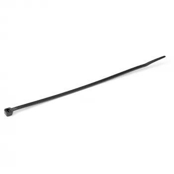 StarTech.com 10 inch (25 cm) kabelių raiščiai - 1/8 inch (4 mm) pločio, 2-5/8 inch (68 mm) ryšulio skersmuo, 50 lb (22 kg) tempimo stiprumas, nailoniniai savaime užsifiksuojantys užtraukiamieji raiščiai su lenktu antgaliu - 94V-2 / UL sertifikuoti, 100 vnt. pakuotė -