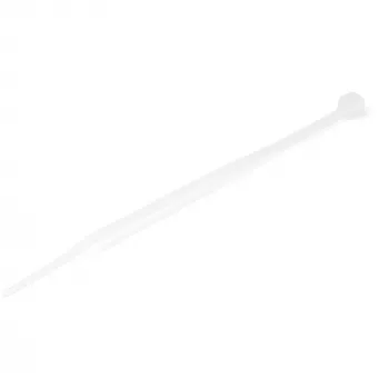 StarTech.com 4 colių (10 cm) kabelių raiščiai - 1/16 colio (2 mm) pločio, 7/8 colio (22 mm) ryšulio skersmuo, 18 svarų (8 kg) tempimo stiprumas, nailoniniai savaime fiksuojantys raiščiai su lenktu galu - 94V-2/UL sertifikuoti, 100 vnt. pakuotė, balti