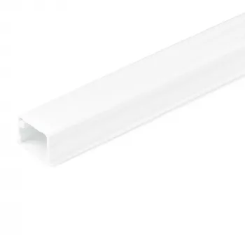 StarTech.com kabelių kanalas su lipnia juosta ir dangteliu, 19 mm x 13 mm, 1,8 m, PVC, baltas