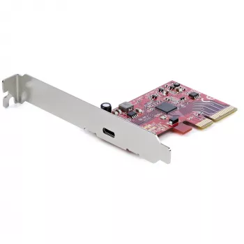 StarTech.com 1-Port USB 3.2 Gen 2x2 PCIe kortelė, USB-C 20Gbps SuperSpeed PCI Express 3.0 x4 valdiklis, USB Type-C adapterio kortelė, tik duomenys, Windows/macOS/Linux, TAA