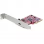 StarTech.com 1-Port USB 3.2 Gen 2x2 PCIe kortelė, USB-C 20Gbps SuperSpeed PCI Express 3.0 x4 valdiklis, USB Type-C adapterio kortelė, tik duomenys, Windows/macOS/Linux, TAA