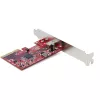 StarTech.com 1-Port USB 3.2 Gen 2x2 PCIe kortelė, USB-C 20Gbps SuperSpeed PCI Express 3.0 x4 valdiklis, USB Type-C adapterio kortelė, tik duomenys, Windows/macOS/Linux, TAA