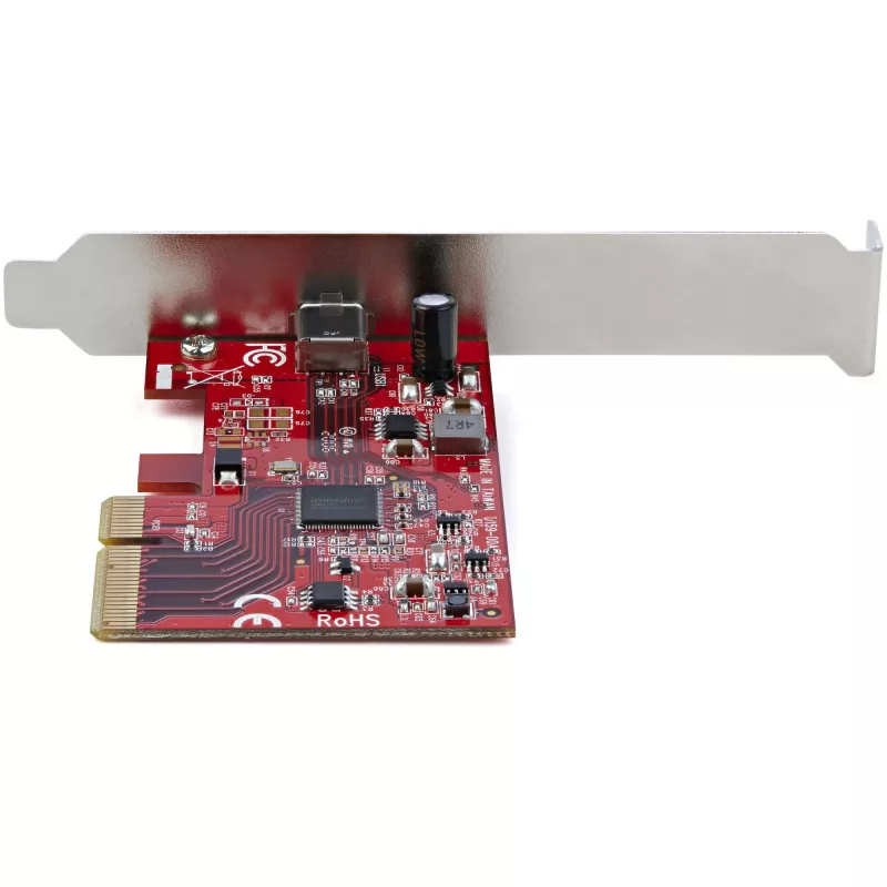 StarTech.com 1-Port USB 3.2 Gen 2x2 PCIe kortelė, USB-C 20Gbps SuperSpeed PCI Express 3.0 x4 valdiklis, USB Type-C adapterio kortelė, tik duomenys, Windows/macOS/Linux, TAA