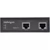 StarTech.com Pramoninis Gigabit Ethernet PoE įpurškiklis - 30W 802.3at PoE+ Midspan 48V-56V DC DIN bėgelis, maitinimas per Ethernet, -40°C iki +75°C kameroms, jutikliams, WiFi prieigos taškams