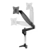 StarTech.com stalinis monitoriaus laikiklis vienam VESA ekranui iki 32 colių arba 49 colių itin plataus formato 8 kg – pilnas judesys, aukščio reguliavimas – C spaustuvas, grommet – vieno monitoriaus ranka