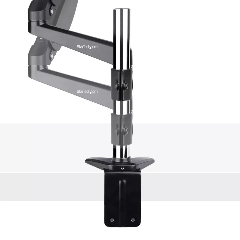 StarTech.com stalinis monitoriaus laikiklis vienam VESA ekranui iki 32 colių arba 49 colių itin plataus formato 8 kg – pilnas judesys, aukščio reguliavimas – C spaustuvas, grommet – vieno monitoriaus ranka