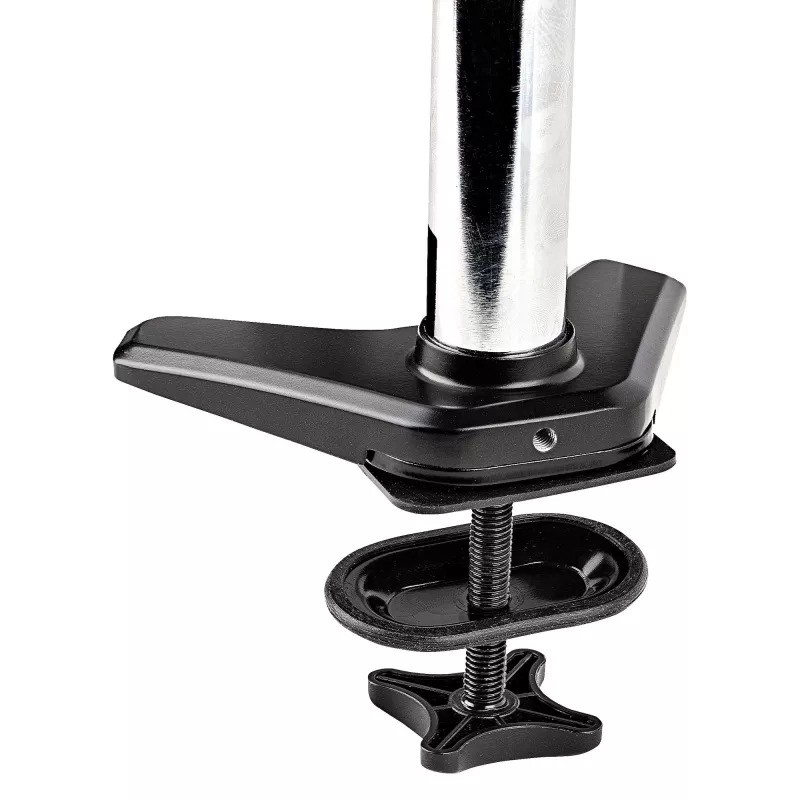 StarTech.com stalinis monitoriaus laikiklis vienam VESA ekranui iki 32 colių arba 49 colių itin plataus formato 8 kg – pilnas judesys, aukščio reguliavimas – C spaustuvas, grommet – vieno monitoriaus ranka