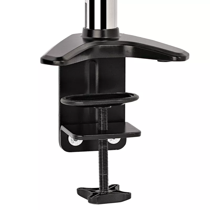 StarTech.com stalinis monitoriaus laikiklis vienam VESA ekranui iki 32 colių arba 49 colių itin plataus formato 8 kg – pilnas judesys, aukščio reguliavimas – C spaustuvas, grommet – vieno monitoriaus ranka