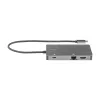 StarTech.com USB-C kelių prievadų adapteris - HDMI 4K 30Hz arba VGA kelioninis dokas - 5Gbps USB 3.0 šakotuvas (USB A / USB C prievadai) - 100W Power Delivery - SD/Micro SD - GbE - 30cm kabelis - USB C mini dokas