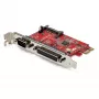 „StarTech.com“ PCIe kortelė su nuosekliuoju ir lygiagrečiuoju prievadu – PCI Express kombinuota adapterio kortelė su 1x DB25 lygiagrečiuoju prievadu ir 1x RS232 nuosekliuoju prievadu – išplėtimo / valdiklio kortelė – PCIe spausdintuvo kortelė