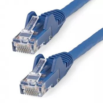 StarTech.com 5m CAT6 Ethernet kabelis LSZH – 10 Gigabit 250MHz 100W PoE RJ45 10GbE UTP tinklo laidas su apsauga nuo užkabinimo ir įtempimo mažinimu, mėlynas, CAT 6, ETL patvirtintas, 24AWG