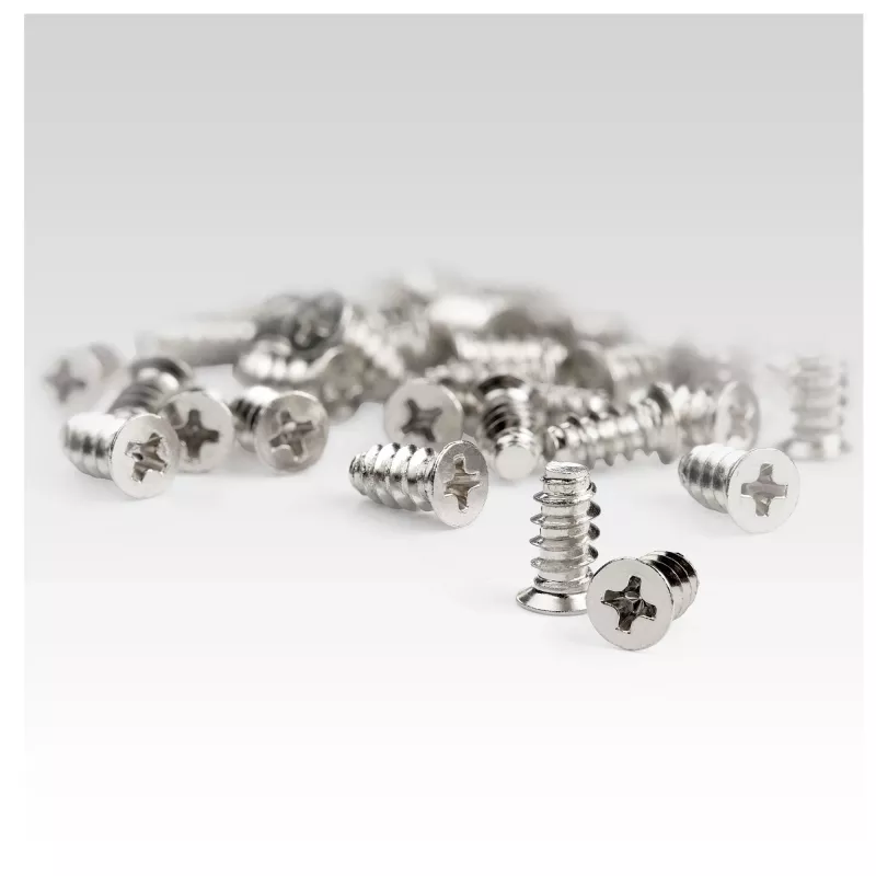 StarTech.com 50 vnt. M5 varžtai - 10 mm ilgio kompiuterio/dėklo ventiliatorių varžtai - savaime sriegiantys, Phillips/plokščia galvutė - tinka M5 ventiliatorių skylėms - plieniniai, cinkuoti