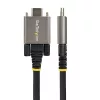 StarTech.com 50 cm šoninis varžtinis fiksavimo USB-C laidas 10Gbps - USB 3.1/3.2 Gen 2 Type-C - 100W (5A) Power Delivery įkrovimas, DP Alt režimas - dvigubas varžtinis fiksavimas