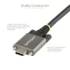 StarTech.com 50 cm šoninis varžtinis fiksavimo USB-C laidas 10Gbps - USB 3.1/3.2 Gen 2 Type-C - 100W (5A) Power Delivery įkrovimas, DP Alt režimas - dvigubas varžtinis fiksavimas