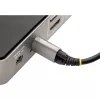 StarTech.com 20 colių (50 cm) viršutinis varžtinis fiksavimo USB C laidas 10 Gbps – USB 3.1/3.2 Gen 2 Type-C laidas – 100 W (5 A) galios tiekimas, DP Alt režimas – vienas fiksavimo varžtas, USB-C įkrovimo/sinchronizavimo laidas