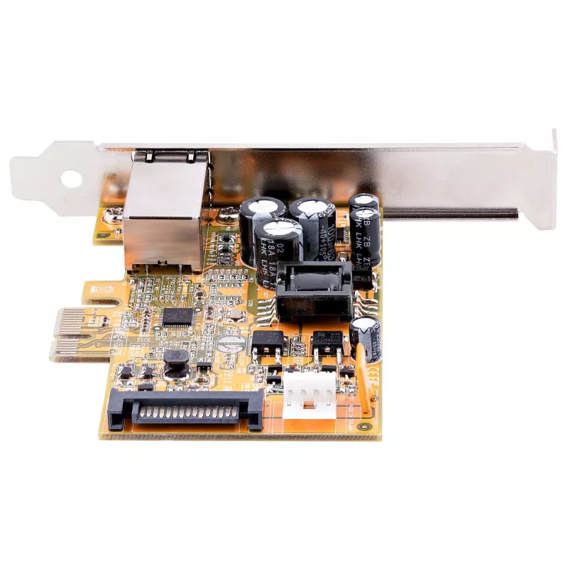 StarTech.com 1 prievado 2,5 Gbps PoE tinklo plokštė, PCIe Ethernet kortelė su RJ45, 30W 802.3at PoE NIC, skirta staliniams kompiuteriams/serveriams, tinklo PoE LAN adapteris su žemo profilio laikikliu, NBaseT, Windows/Linux