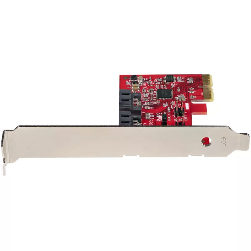 StarTech.com SATA PCIe kortelė - 2 prievadų PCIe SATA plėtinio kortelė - 6Gbps - pilnas/žemas profilis - PCI Express į SATA adapteris/valdiklis - ASM1062R SATA RAID - PCIe į SATA keitiklis