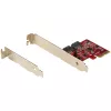StarTech.com SATA PCIe kortelė - 2 prievadų PCIe SATA plėtinio kortelė - 6Gbps - pilnas/žemas profilis - PCI Express į SATA adapteris/valdiklis - ASM1062R SATA RAID - PCIe į SATA keitiklis