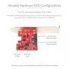 StarTech.com SATA PCIe kortelė - 2 prievadų PCIe SATA plėtinio kortelė - 6Gbps - pilnas/žemas profilis - PCI Express į SATA adapteris/valdiklis - ASM1062R SATA RAID - PCIe į SATA keitiklis