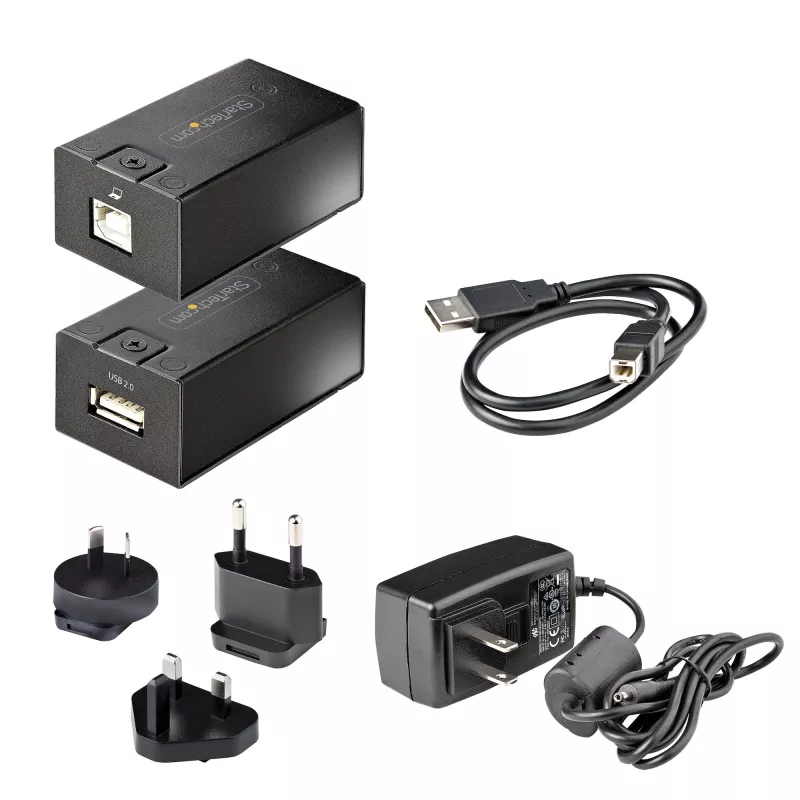 StarTech.com USB 2.0 prailgintuvas per Cat5e/Cat6 Ethernet kabelį, 150 m, išorinis maitinimas