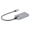 StarTech.com 3 prievadų USB šakotuvas su Ethernet - 3x USB-A prievadai - Gigabit Ethernet (RJ-45) - USB 3.0 5Gbps - maitinamas iš magistralės - 30 cm laidas - nešiojamas USB šakotuvas nešiojamam kompiuteriui su GbE