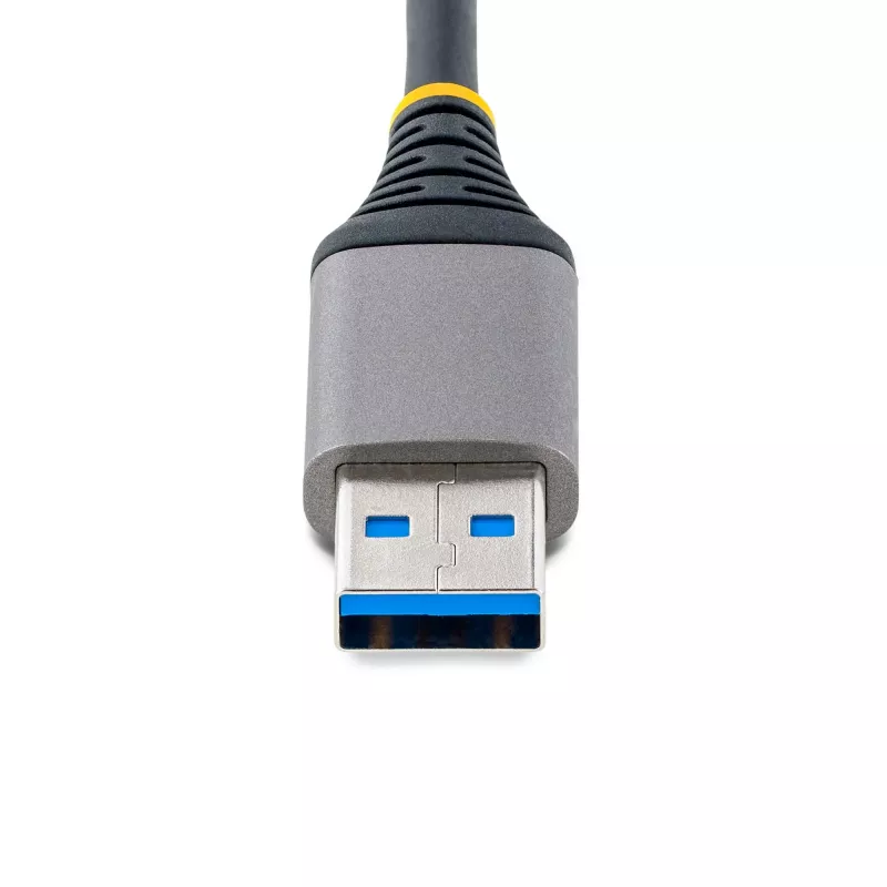 StarTech.com 3 prievadų USB šakotuvas su Ethernet - 3x USB-A prievadai - Gigabit Ethernet (RJ-45) - USB 3.0 5Gbps - maitinamas iš magistralės - 30 cm laidas - nešiojamas USB šakotuvas nešiojamam kompiuteriui su GbE