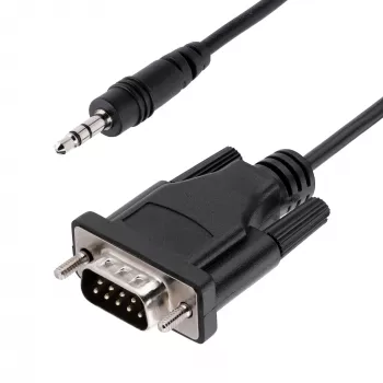 StarTech.com 1m DB9 į 3.5mm RS232 kabelis projektorių, televizorių ir skaitmeninių reklaminių ekranų kalibravimui