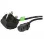 StarTech.com 1 m maitinimo laidas, BS 1363 – C13, 18AWG, 10A 250V