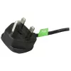 StarTech.com 1 m maitinimo laidas, BS 1363 – C13, 18AWG, 10A 250V