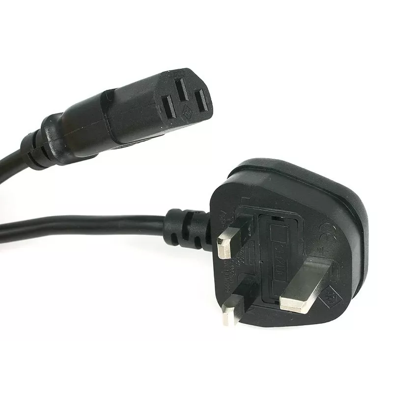 StarTech.com 1 m maitinimo laidas, BS 1363 – C13, 18AWG, 10A 250V