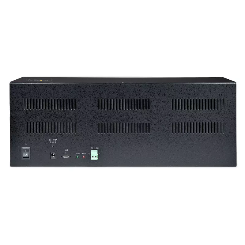 StarTech.com 4 lizdų PCIe išplėtimo korpusas su PCIe x2 pagrindinės plokštės kortele, PCIe 2.0 – 10Gbps, išoriniai PCIe lizdai staliniams kompiuteriams/serveriams, PCI Express išplėtimo dėžė/ adapteris, 4 PCIe x1 lizdai