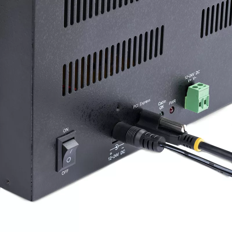 StarTech.com 4 lizdų PCIe išplėtimo korpusas su PCIe x2 pagrindinės plokštės kortele, PCIe 2.0 – 10Gbps, išoriniai PCIe lizdai staliniams kompiuteriams/serveriams, PCI Express išplėtimo dėžė/ adapteris, 4 PCIe x1 lizdai