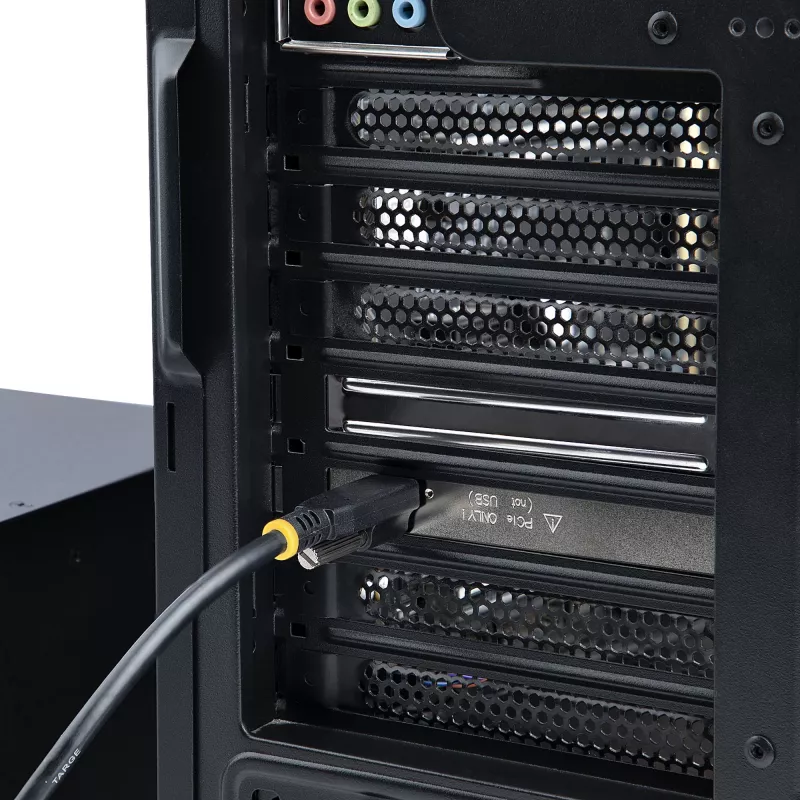 StarTech.com 4 lizdų PCIe išplėtimo korpusas su PCIe x2 pagrindinės plokštės kortele, PCIe 2.0 – 10Gbps, išoriniai PCIe lizdai staliniams kompiuteriams/serveriams, PCI Express išplėtimo dėžė/ adapteris, 4 PCIe x1 lizdai