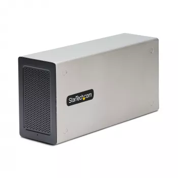 StarTech.com Dviejų lizdų Thunderbolt 3 PCIe išplėtimo korpusas