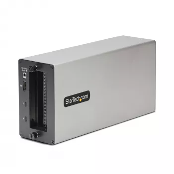 StarTech.com Dviejų lizdų Thunderbolt 3 PCIe išplėtimo korpusas