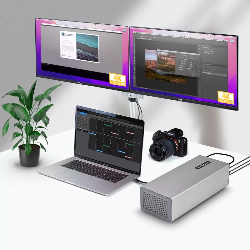 StarTech.com Dviejų lizdų Thunderbolt 3 PCIe išplėtimo korpusas