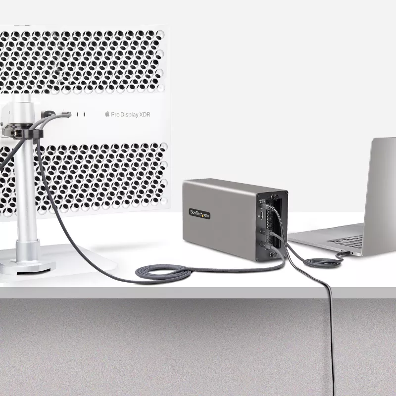 StarTech.com Dviejų lizdų Thunderbolt 3 PCIe išplėtimo korpusas