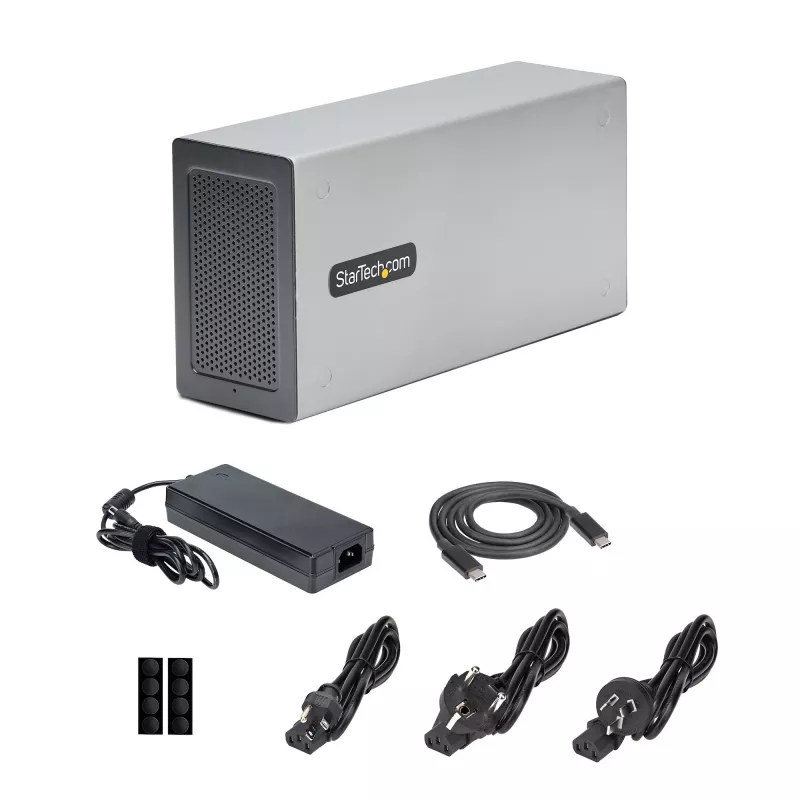 StarTech.com Dviejų lizdų Thunderbolt 3 PCIe išplėtimo korpusas
